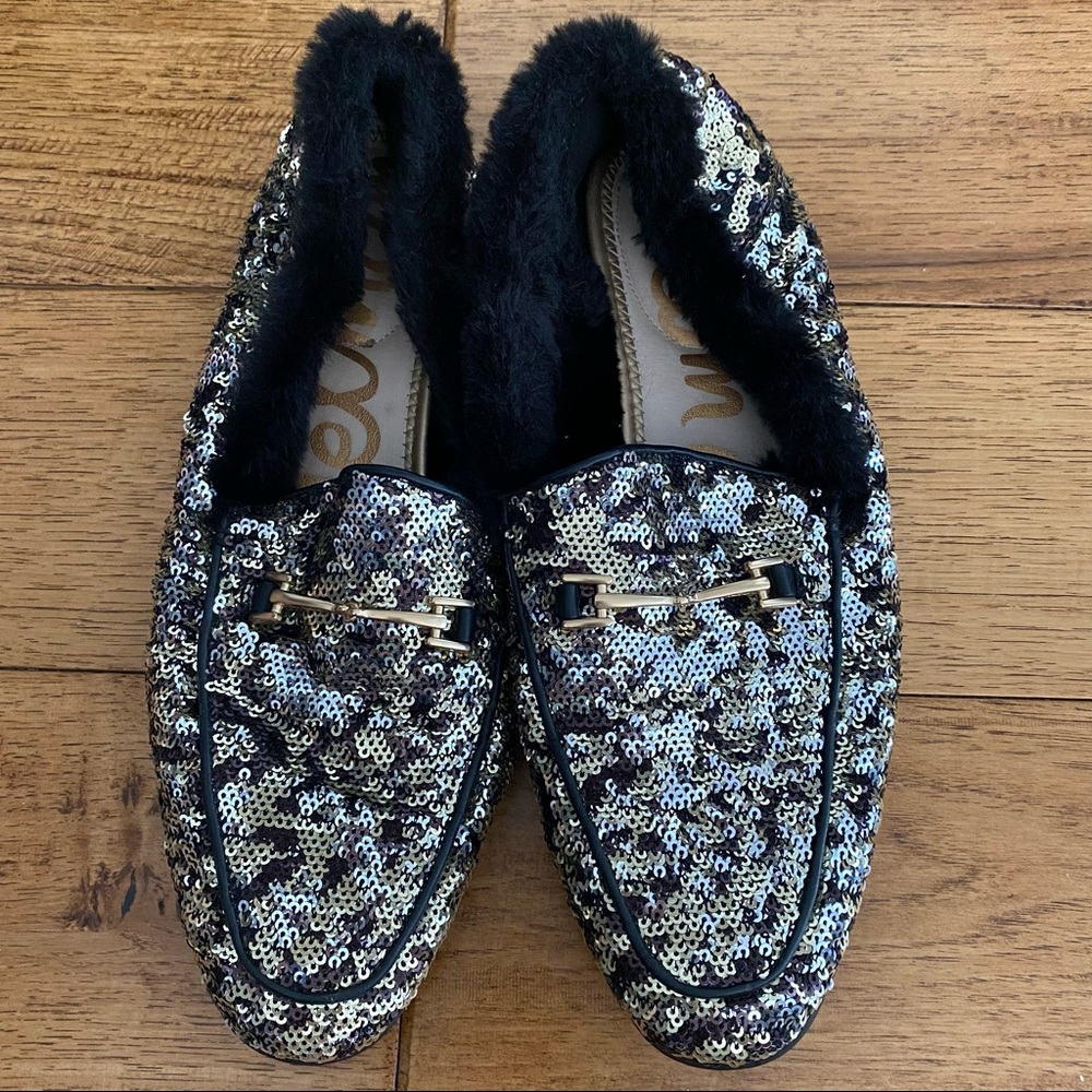Sam Edelman Sequin Slippers